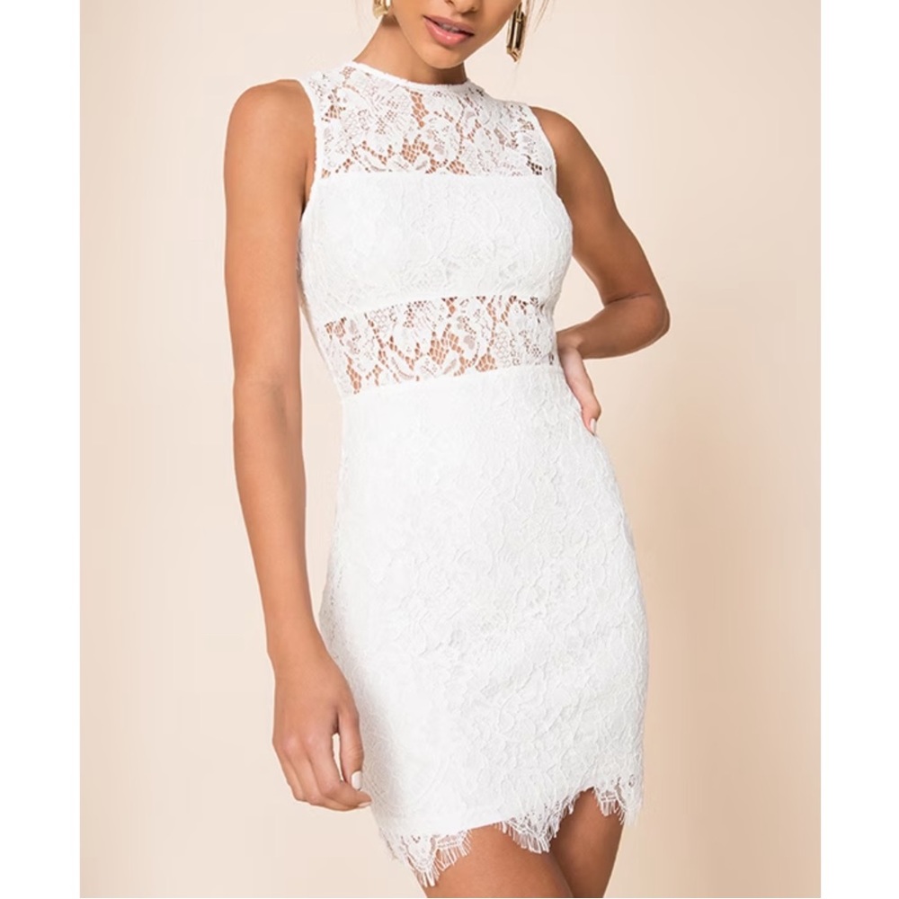 Superdown Suri Lace Mini Dress